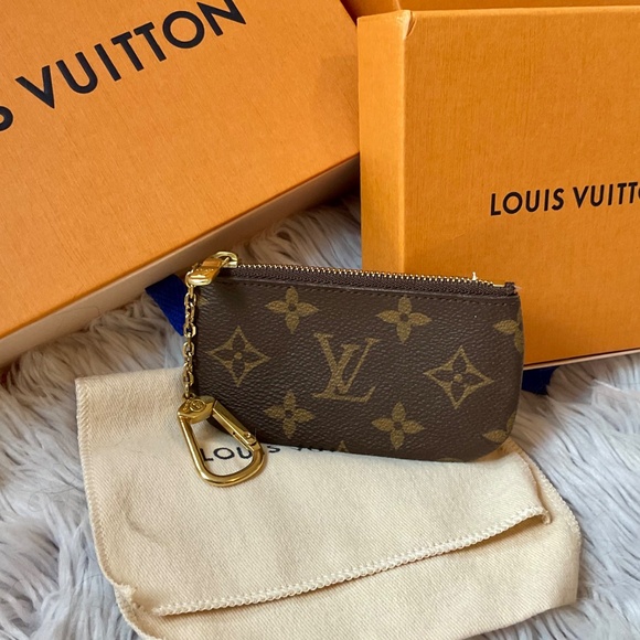 Authentic Louis Vuitton Monogram Coin Key Purse Pouch MINT EUC BOX DUST BAG - Picture 4 of 10